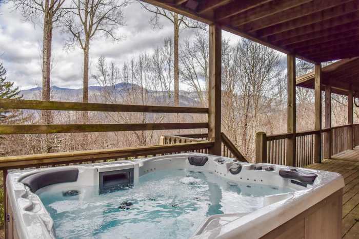 Rustic pool hot tub stone outdoor designs spa tubs dreamy want leave mountain retreats these backyard style wouldn ideas wouldnt