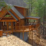 Cabin bedroom mountain luxury retreat smoky rentals